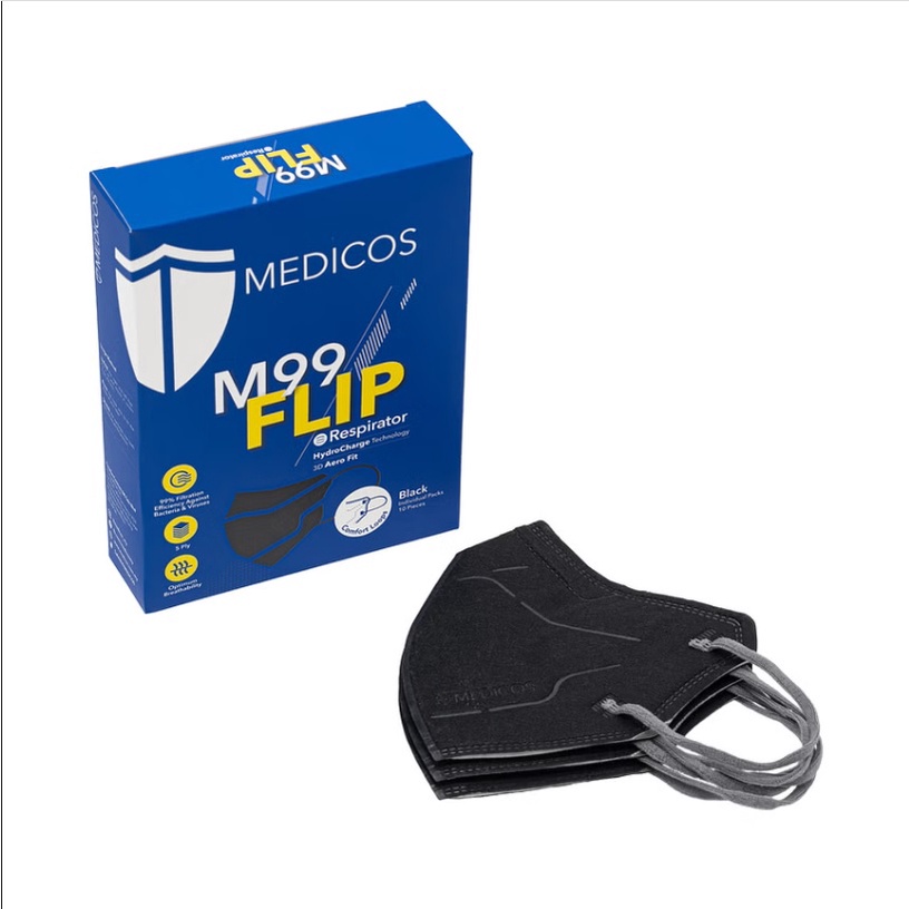 Medicos M99 Flip Mask 10's (All Colours) | Shopee Malaysia