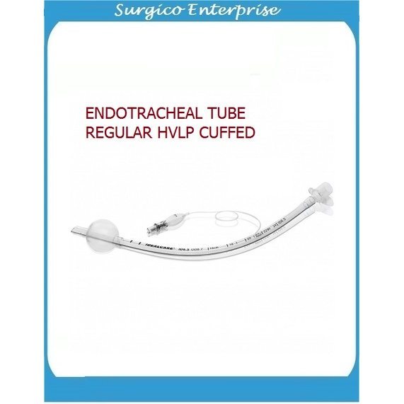 ENDOTRACHEAL TUBE REGULAR HVLP CUFFED FOR INTUBATION | Shopee Malaysia