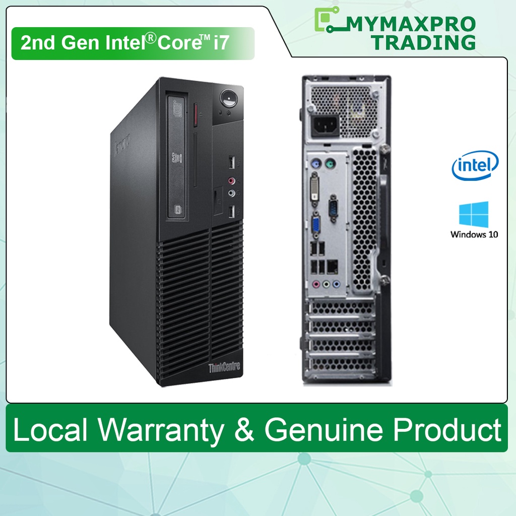 PC i7 Lenovo ThinkCentre M71E SFF Intel Core i7 (2nd Gen) / 8GB RAM ...