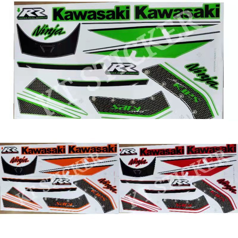 KAWASAKI NINJA RR150 (1) BODY STICKER | Shopee Malaysia