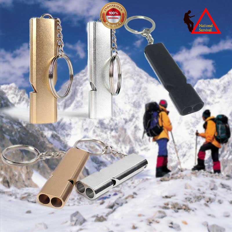 GANTUNGAN Aluminum Whistle Keychain / Mountaineering Whistle / Camping