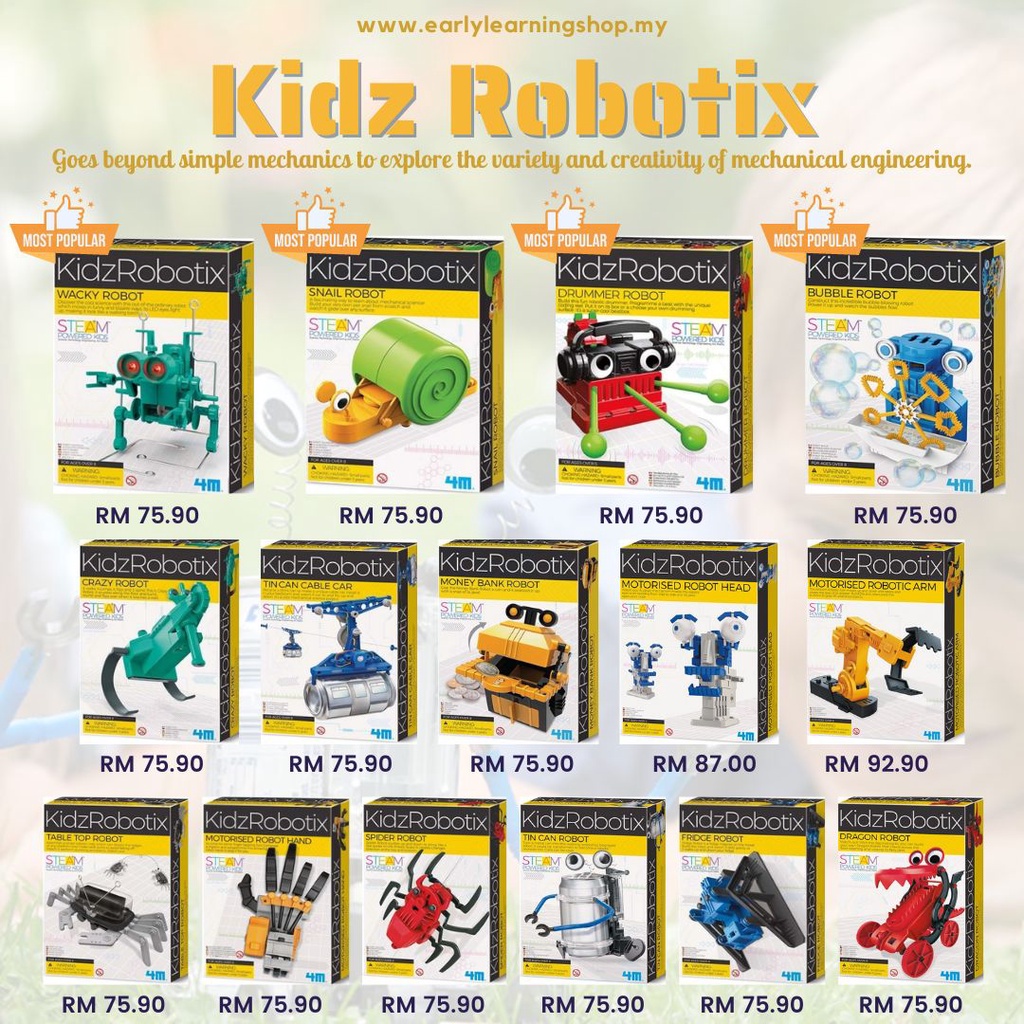 4M KIDZ ROBOTIX SERIE Shopee Malaysia