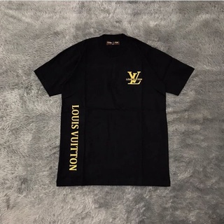 Louis Vuitton Black Mens Signature short-Sleeved T Shirt in 2023