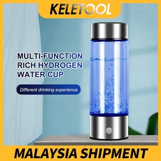 450ML Portable Rechargeable Rich Hydrogen Water Generator Bottle,Water  Electrolysis ionizer, Pure H2 Water Bottle