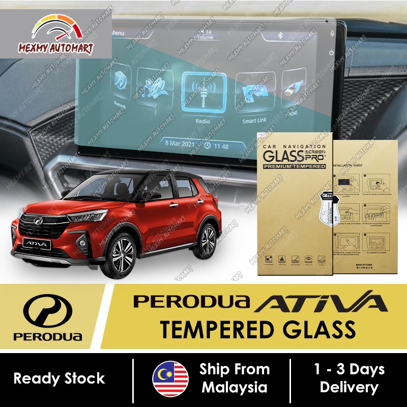 Perodua ATIVA 2021 2024 Head Unit Screen Protector Infotainment