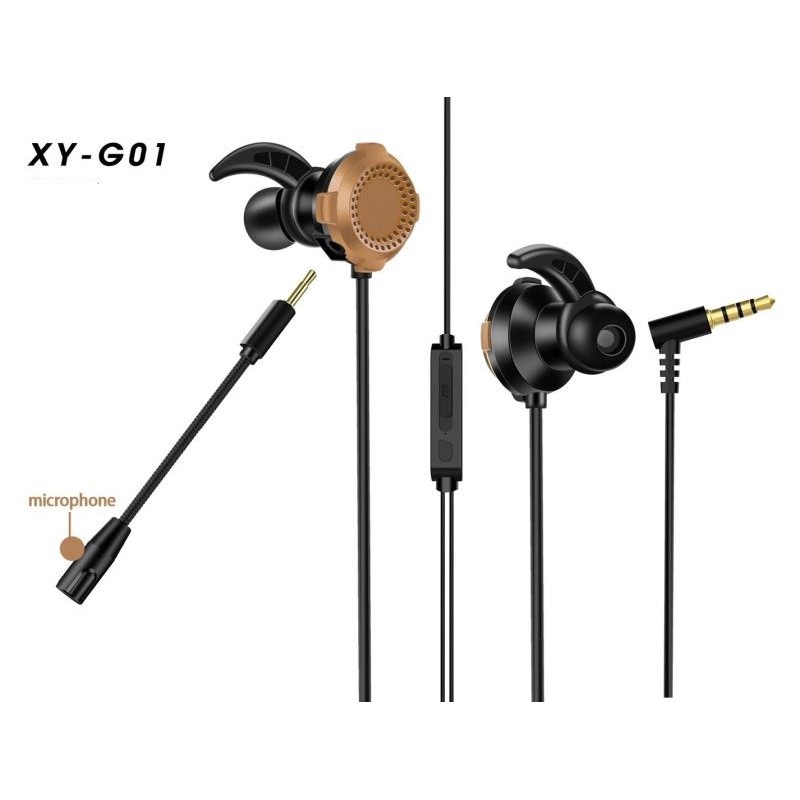 XY G01 Gaming Headset with Dual Mic PUBG Noise Cancelling Bass