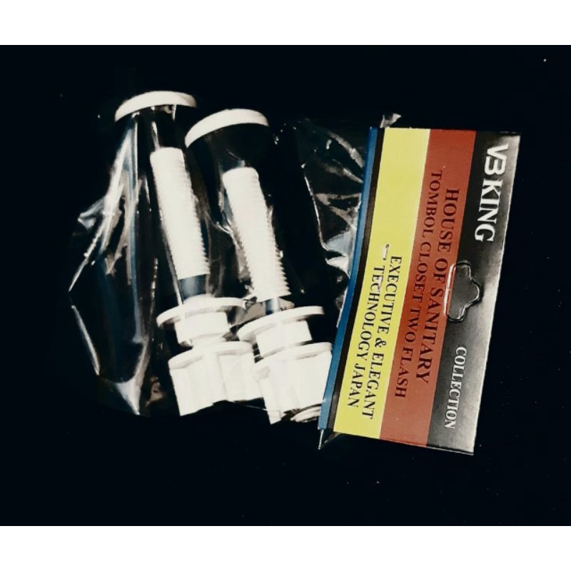 (2pcs) Universal Toilet Seat Tank Bolts double Nuts, Tank Bolts For