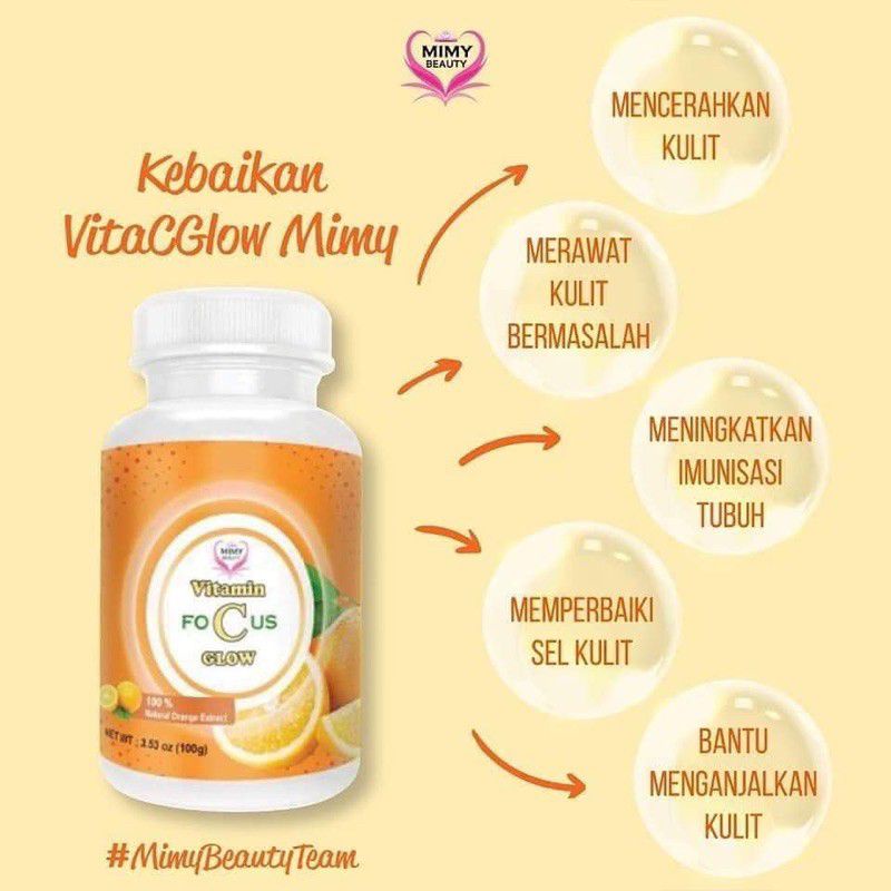 [ORI HQ] VITA C GLOW (POWDER) 1000mg by Mimy Beauty (Vitamin C Glow