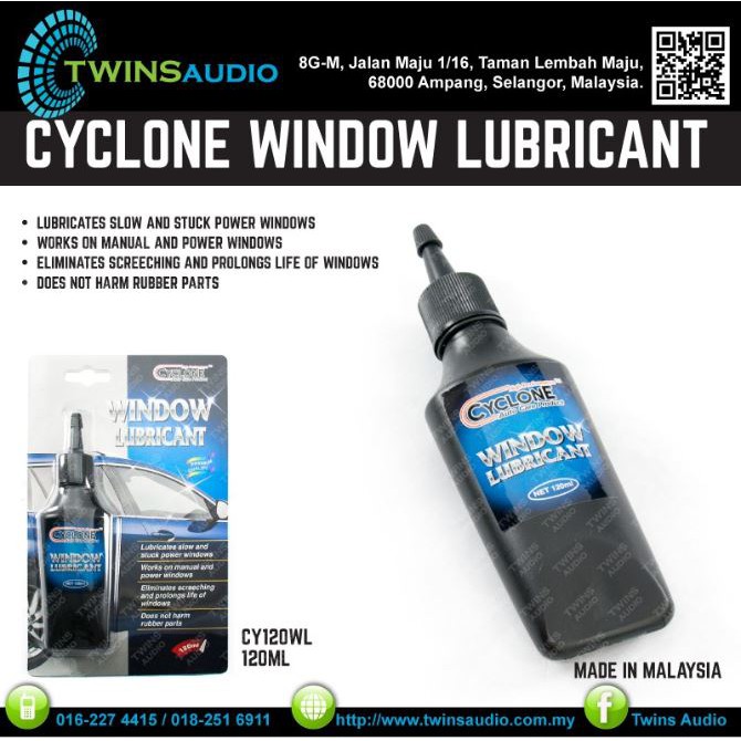 CYCLONE WINDOW LUBRICANT (120ML) | Shopee Malaysia