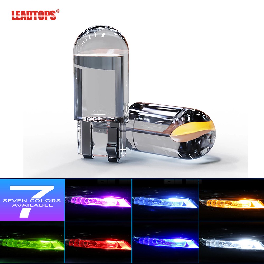 LEADTOPS LED Car Wedge Parking Light Side Door Bulb Instrument Lamp