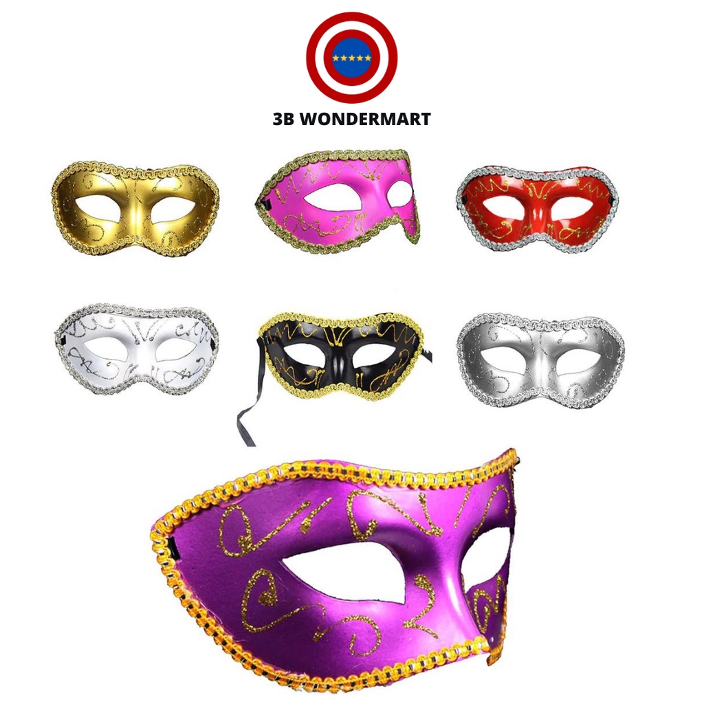 New Men Women Prom Mask Venetian Party Dance Masquerade Ball Halloween ...