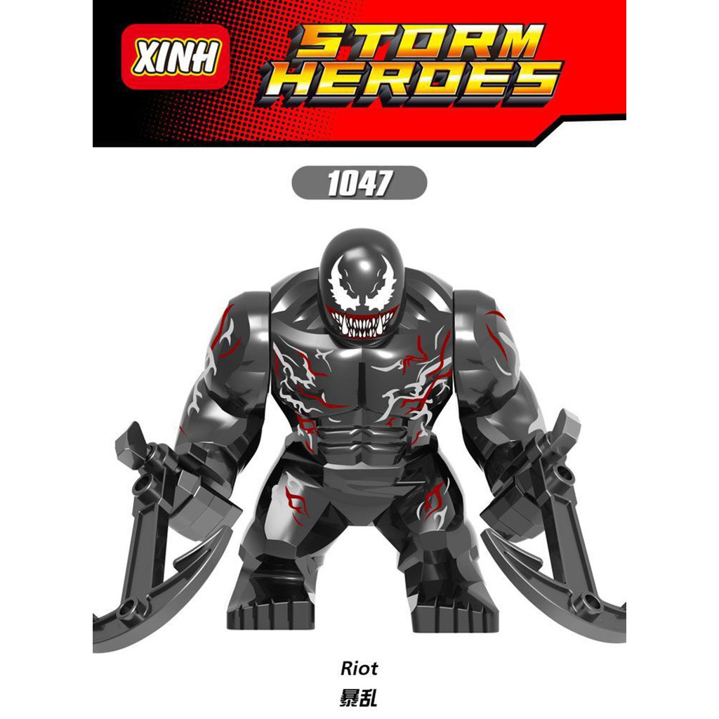 Venom Big Minifigures Riot Anti Venom Marvel Super Heroes Building Blocks Collection Toys Gifts Shopee Malaysia