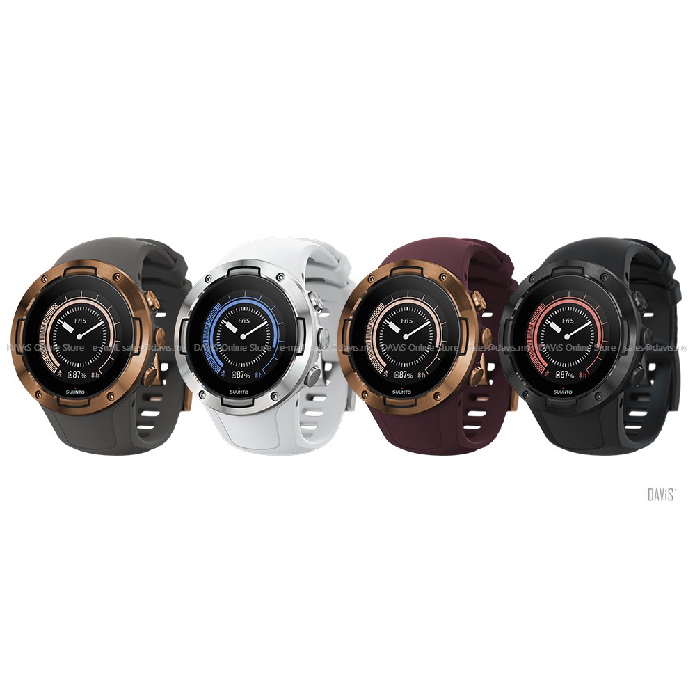  Suunto 5 G1 Compact GPS Multisport Watch (Burgundy Copper) :  Electronics