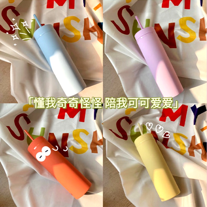 Drinking Cup With Straw Drinkware Outdoor Indoor Water Bottle With