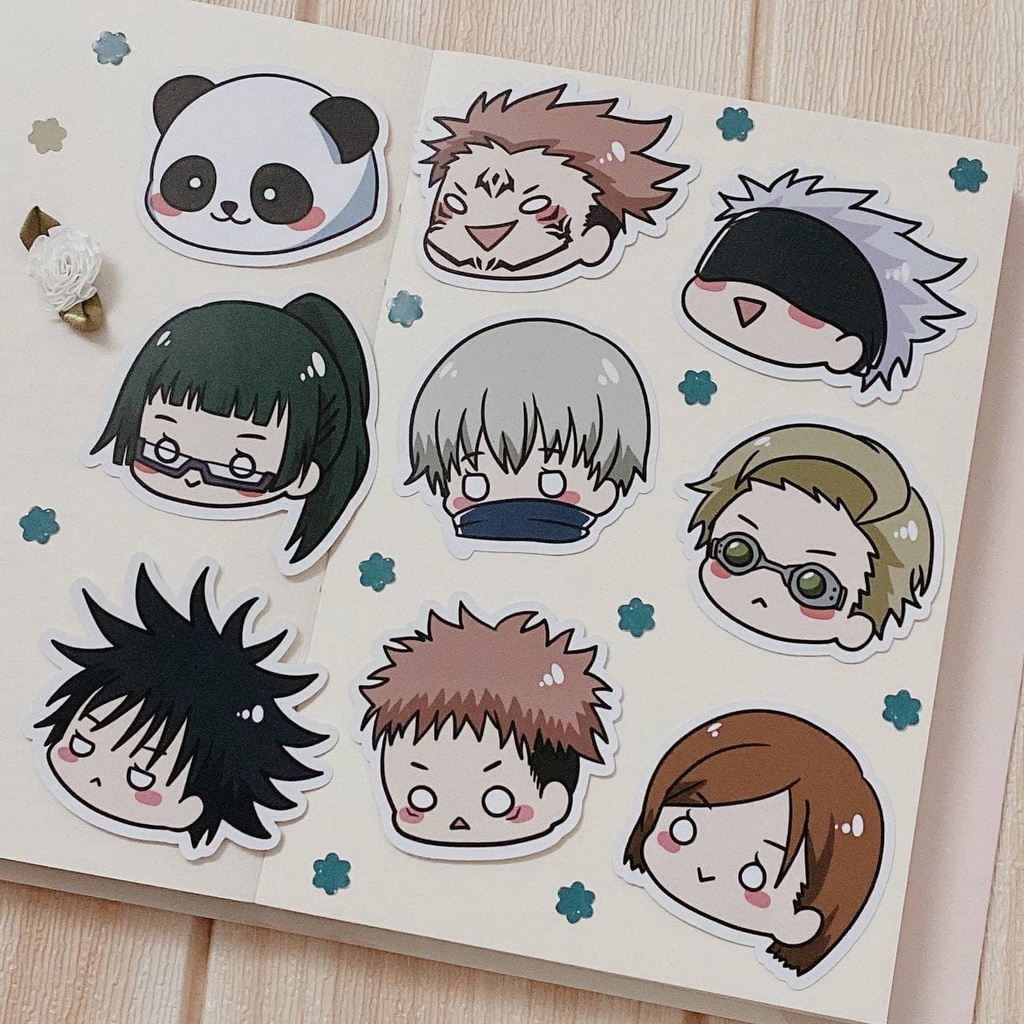 Jujutsu Kaisen [ Sticker Set ] Cute Anime Art | Shopee Malaysia