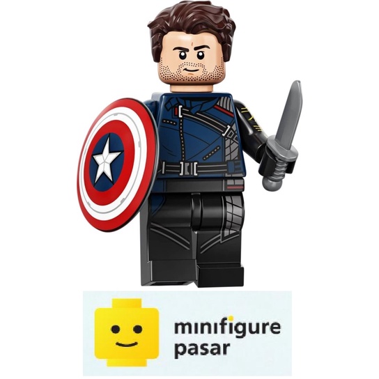 MP Lego 71031 Marvel Studios CMF No 4 Winter Soldier Minifigure New Shopee Malaysia