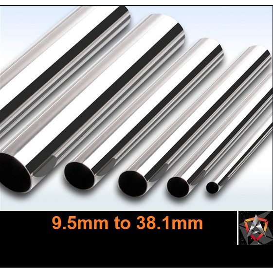 [1 meter length Round size] Stainless Steel S304 Round Tube / Deco ...