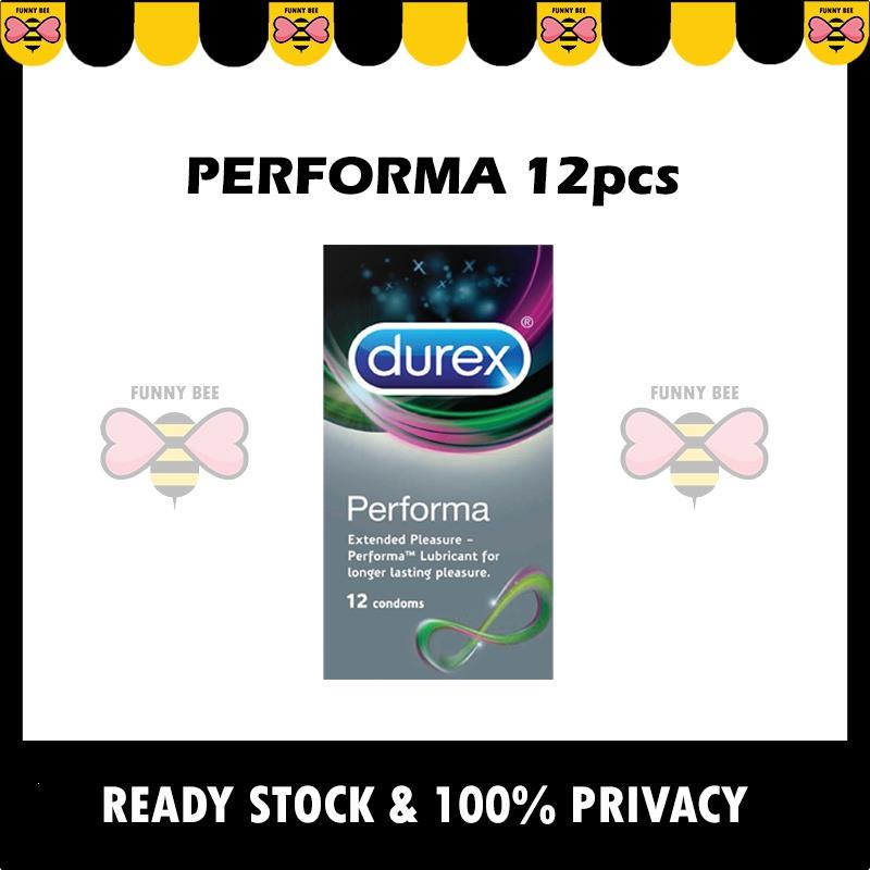 Durex Performa Long Lasting Condom For Men 12pcs Alat Sex Lelaki