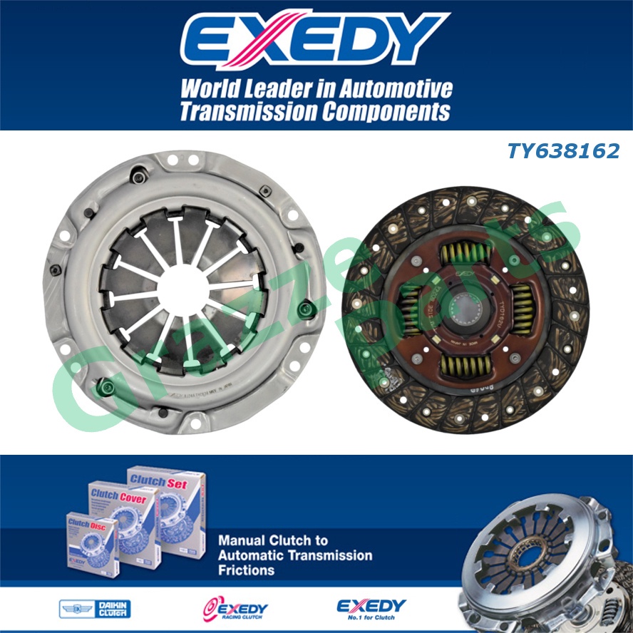 Exedy Daikin Clutch Kit Set TY638162 for Toyota Avanza 1.3 K3 VE 7 1 2 inch 190mm Shopee Malaysia