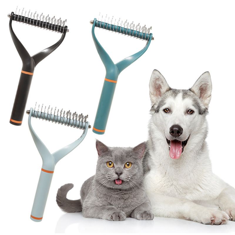 🔥Ready Stock🔥Pet Fur Knot Cutter Remove Grooming Brush Comb Metal Blade ...