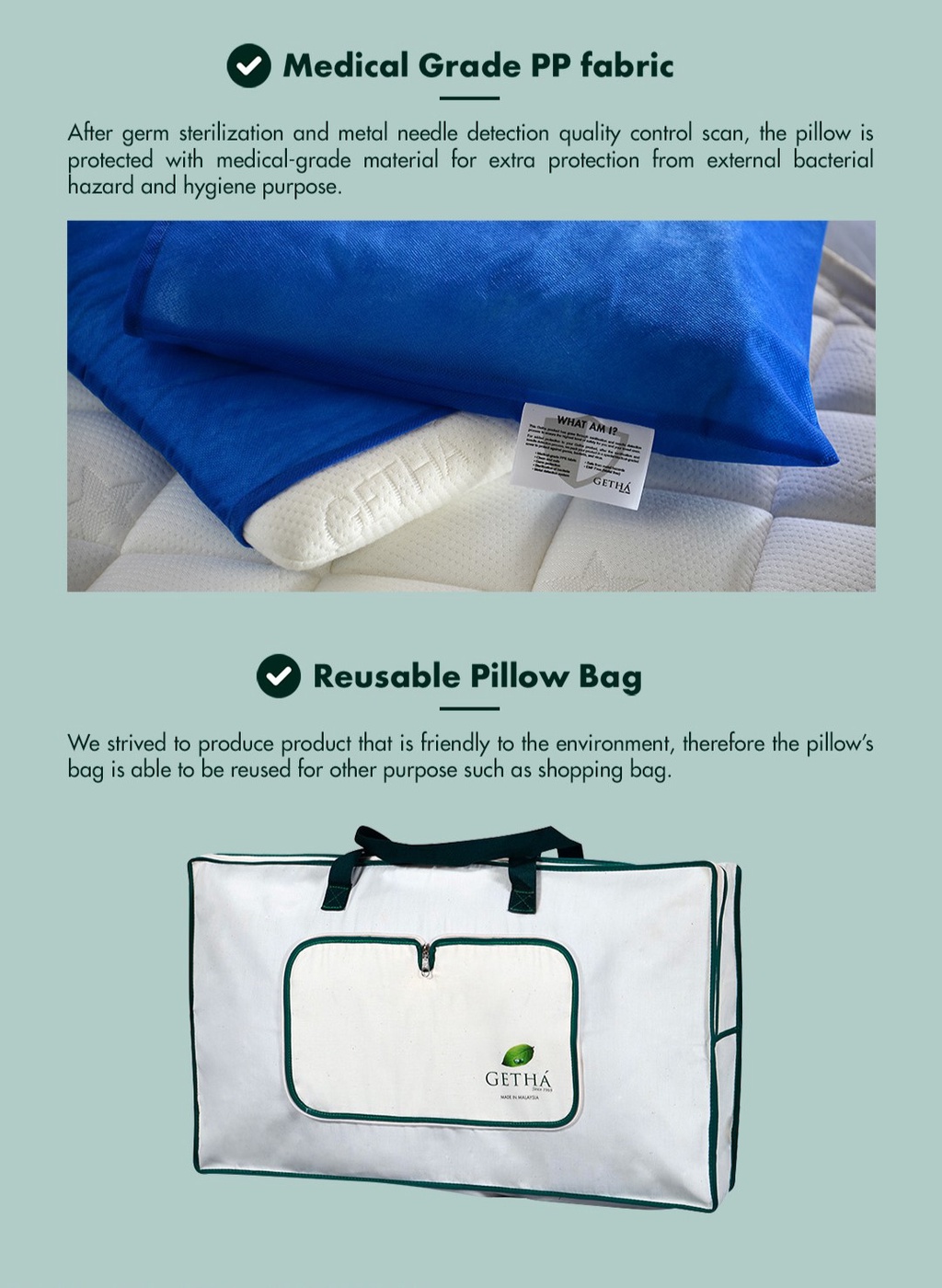 Getha Nursing Natural Latex Pillow (Newborn and above) Shopee Malaysia