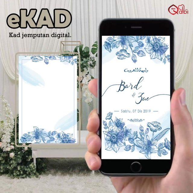Kad Kahwin Digital / E-Kad / Ekad / E-Card / Ecard- Popular | Shopee ...