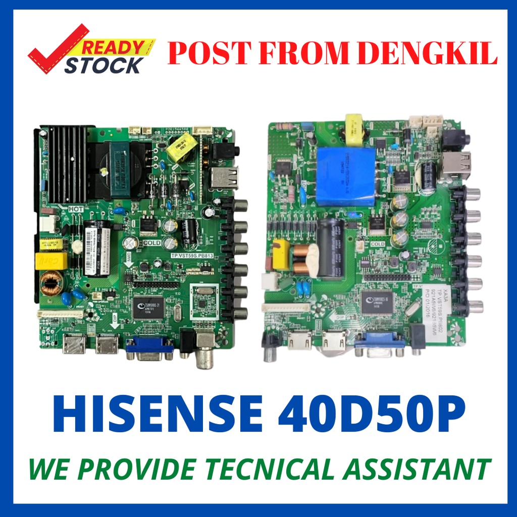 Hisense 40D50P 40D52P Aio Board All In One 3 In 1 Board Power Supply ...