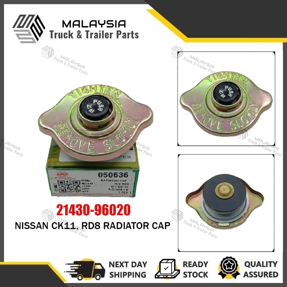 NISSAN UD CK11 RD8 RADIATOR TANK CAP WITH VALVE LORRY LORI TRUCK