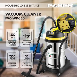 Faber Wet Dry Vacuum Cleaner Liter Fvc Wd Blizzard Heavy Duty Shopee Malaysia