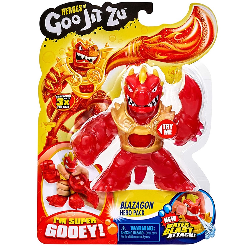 Heroes of Goo Jit Zu Water Blast, 1-Pack Action Figure, Redback the Spider  