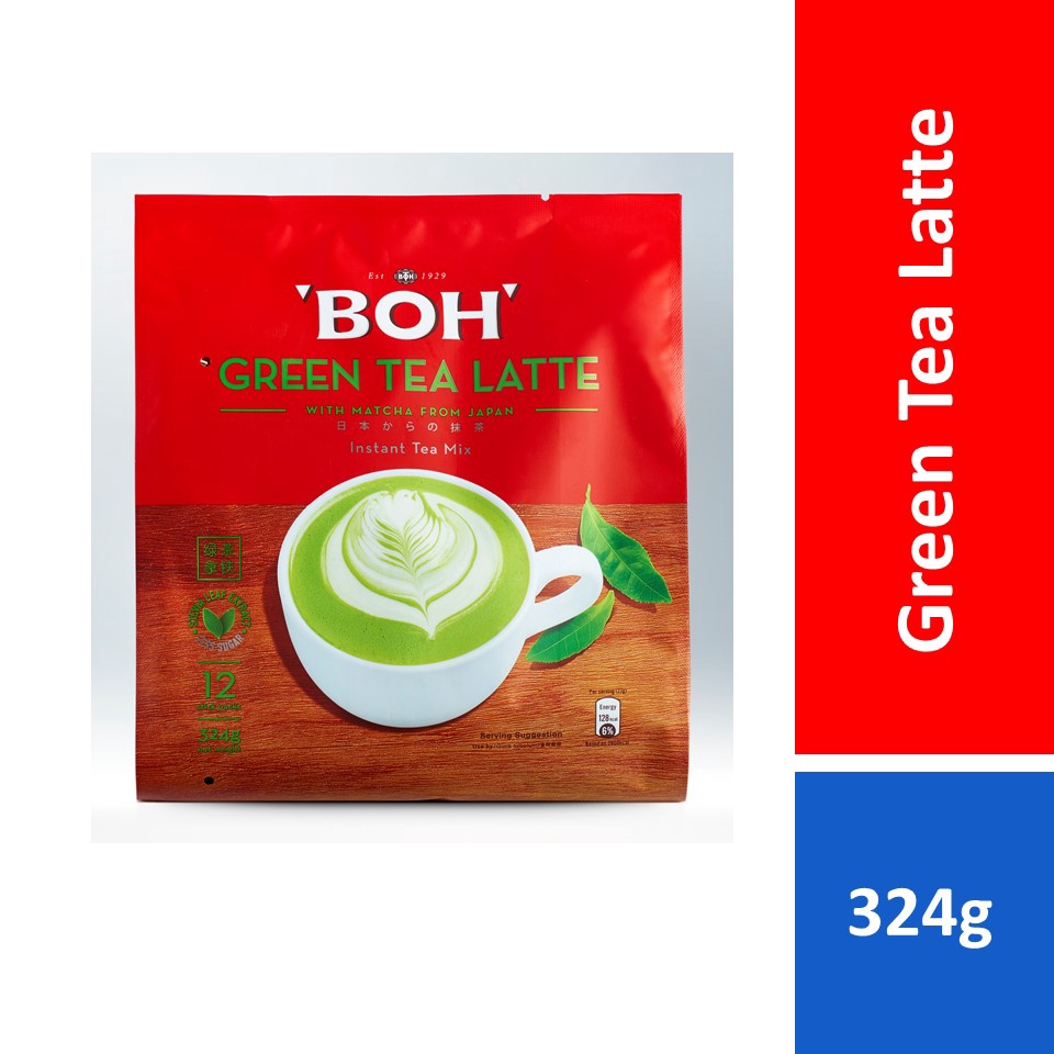 Boh Green Tea Latte 27g x 12s Shopee Malaysia
