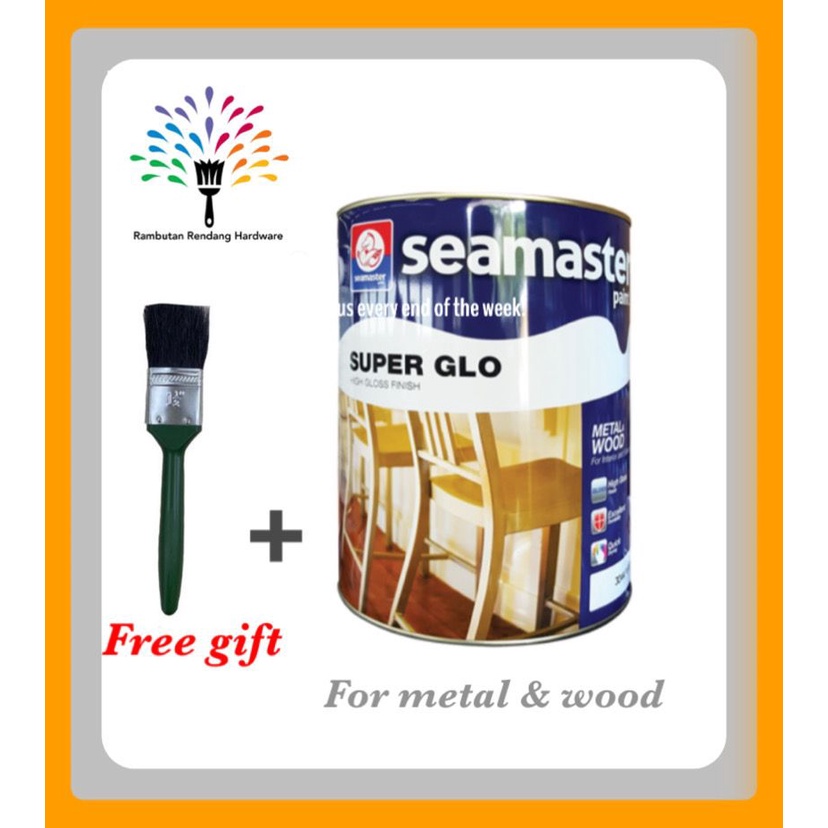 Super Glo SEAMASTER 1Liter Super Glo 6600 High Gloss Finish Wood and ...