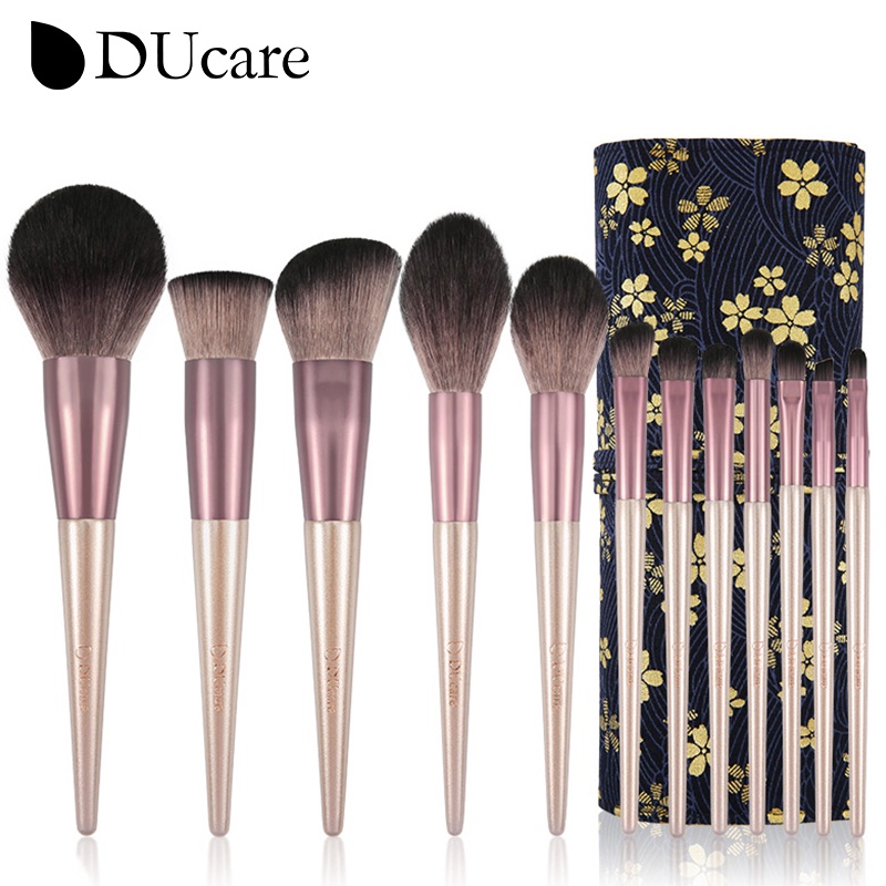 DUcare Makeup Brushes Set Professional Makeup Brushes with Cases (12