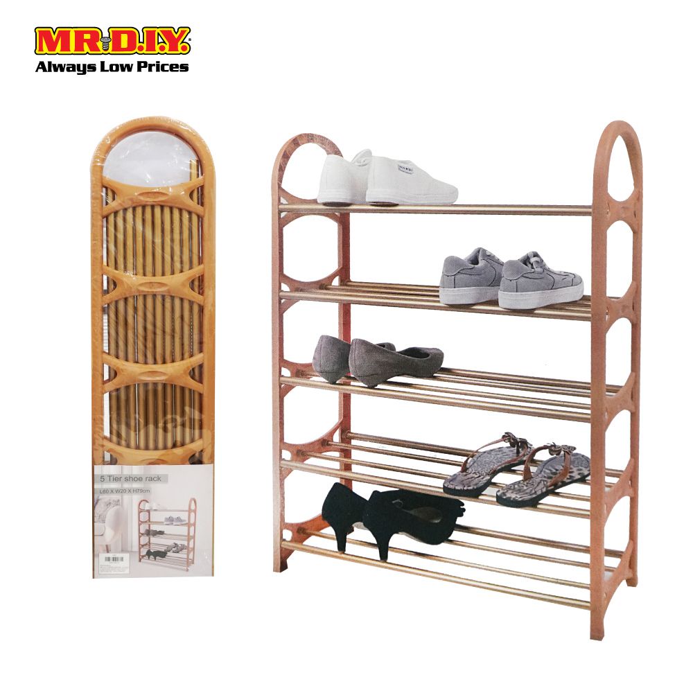 Mr.DIY 5 Tier Shoe Rack 60cm x 79cm Shopee Malaysia