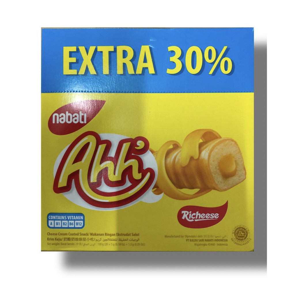 [HALAL] Nabati Ahh RICHOCO/RICHEESE Triple + Extra 20% 1pcs | Shopee ...