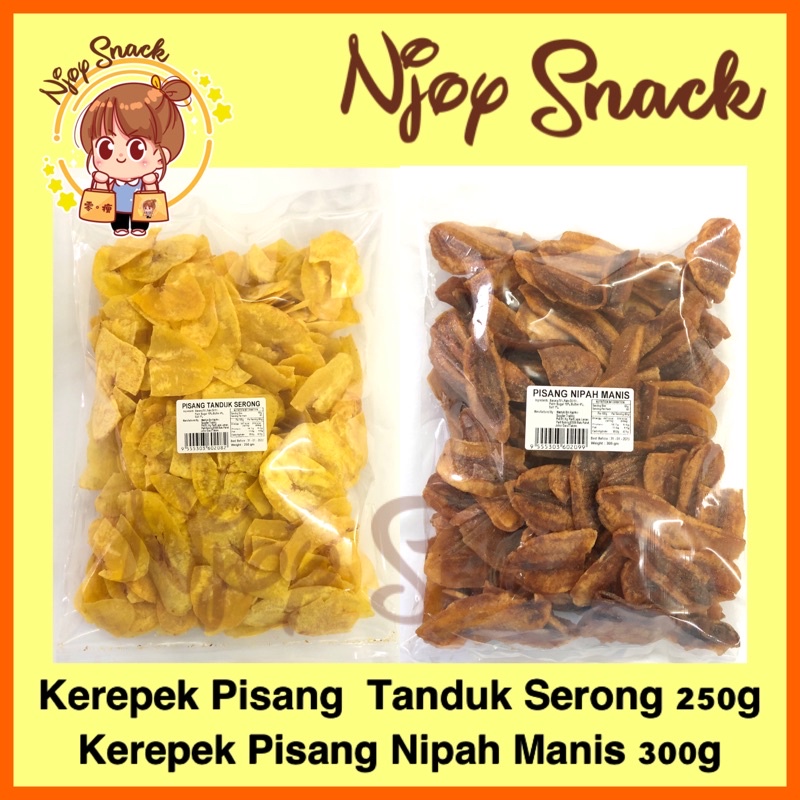 Kerepek Pisang Tanduk Serong Nipah Manis Dried Food Banana Shopee Malaysia 0523