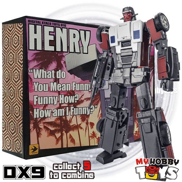 DX9 Toys Transformable Robot - D16 Henry (aka Wildrider