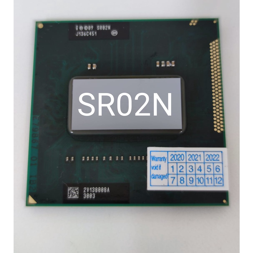 Processeur Intel Core i7-2670QM 2.20GHz (SR02N
