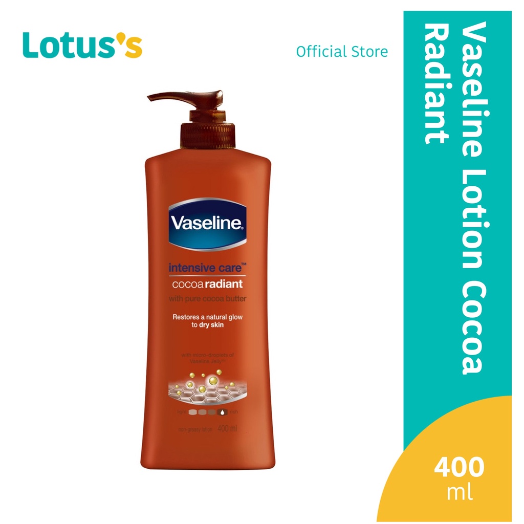 Vaseline Lotion Cocoa Glow 400ML Shopee Malaysia