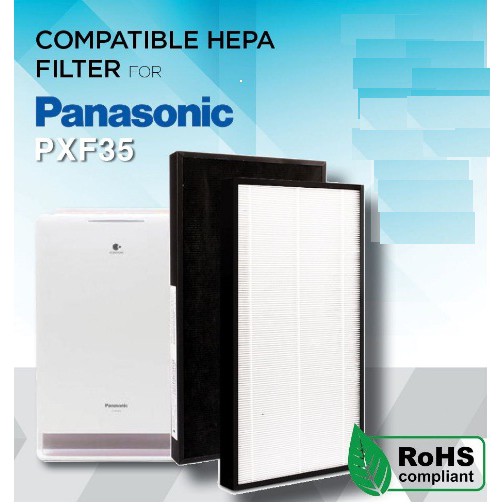 Compatible Panasonic FPXF35 FPMF35A Hepa Filter Air purifier filter F