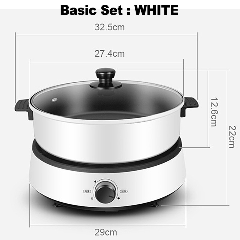 🔥Ready Stock🔥Multifunctional Non Stick BBQ Grill Electric Hot Pot