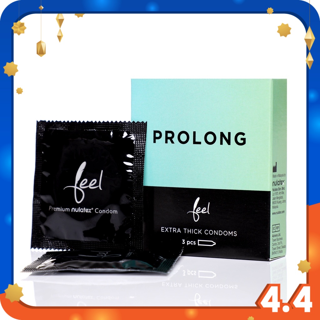 Nulatex 【feel】prolong Extra Thick Condoms Shopee Malaysia 6396