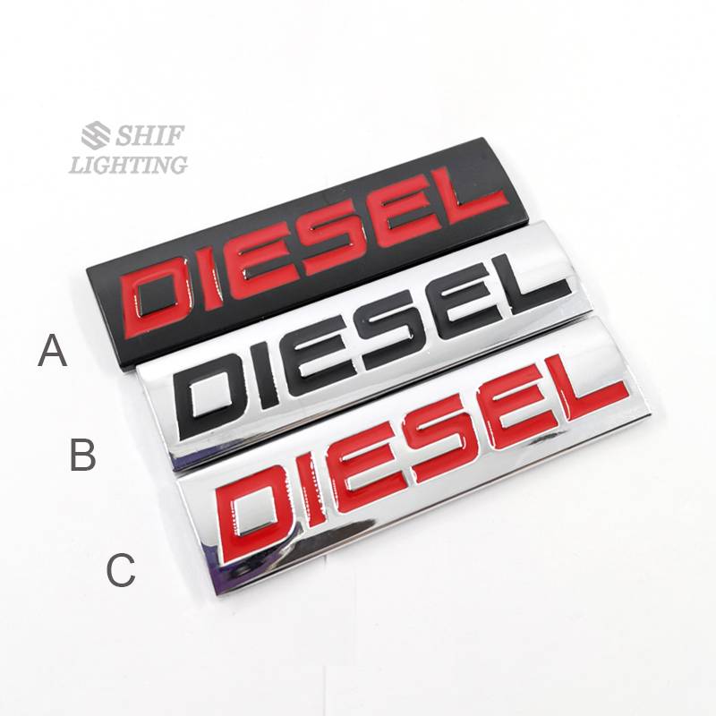 1 X Metal DIESEL Letter Logo Auto Car Rear Trunk Emblem Badge Sticker ...