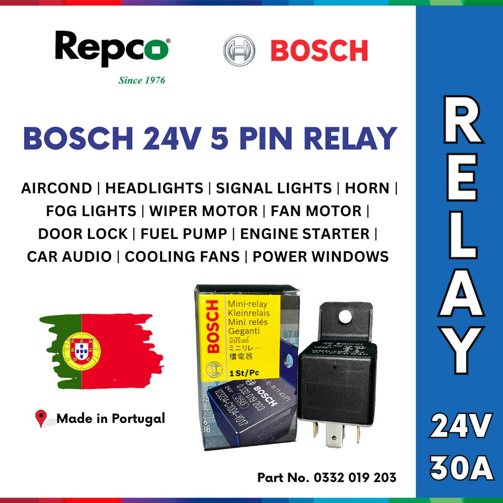 Repco Bosch 24V 5 Pin Relay 0332 019 203 Made in Portugal