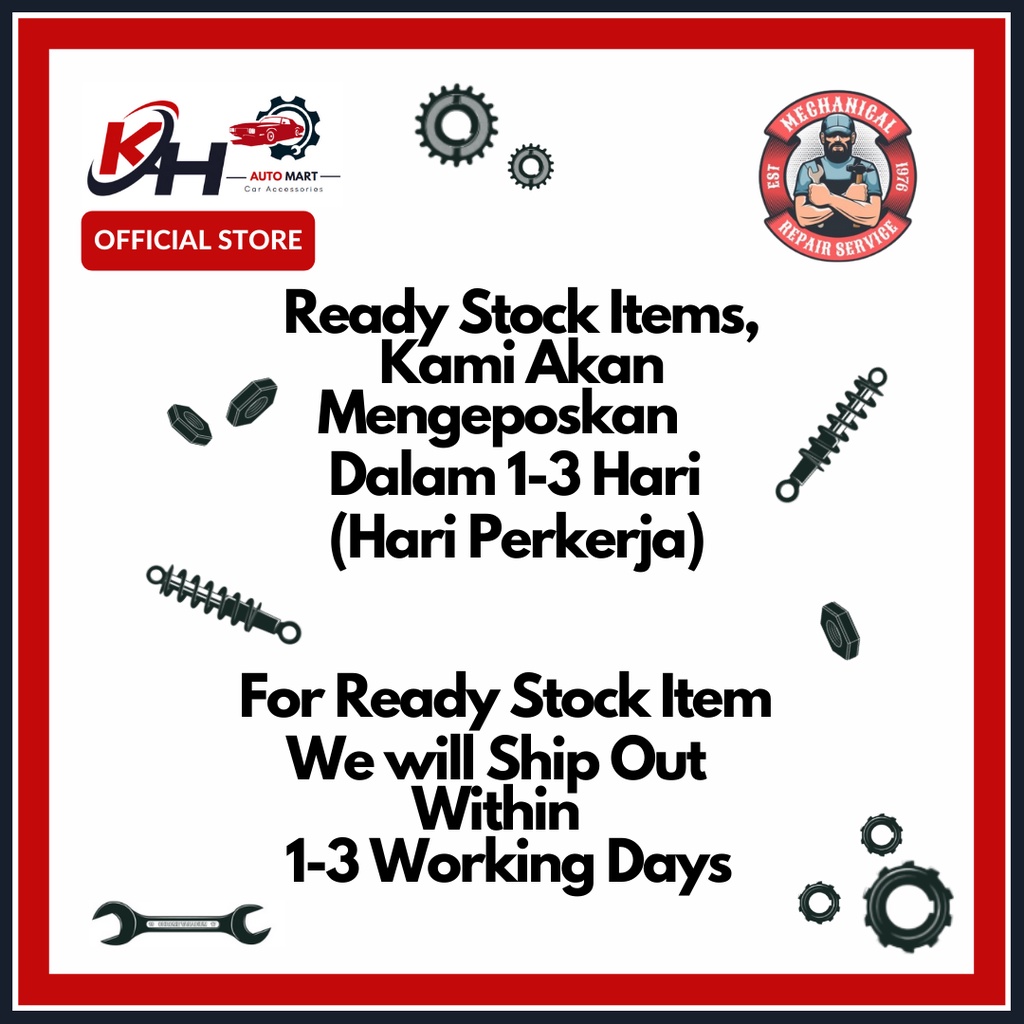 PROTON WAJA WIRA HEADLAMP RELAY SOCKET 5 PIN 398 UNIVERSAL LAMPU BESAR