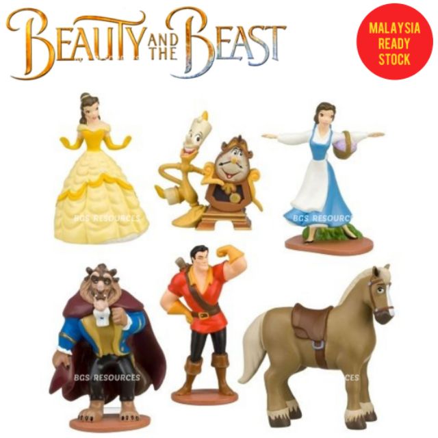 DISNEY BEAUTY AND THE BEAST FIGURES BELLE FIGURE CAKE TOPPER FIGURING ...