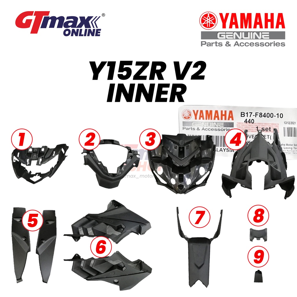 Y15ZR V2 COVER SET INNER Y15 V2 COMPLETE SET (11PCS) ORIGINAL 100% HLY ...