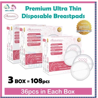 Autumnz Lacy Deluxe Disposable Breastpad Breast Pad / Premium Ultra-Thin, Nursing Pad Pakai Buang