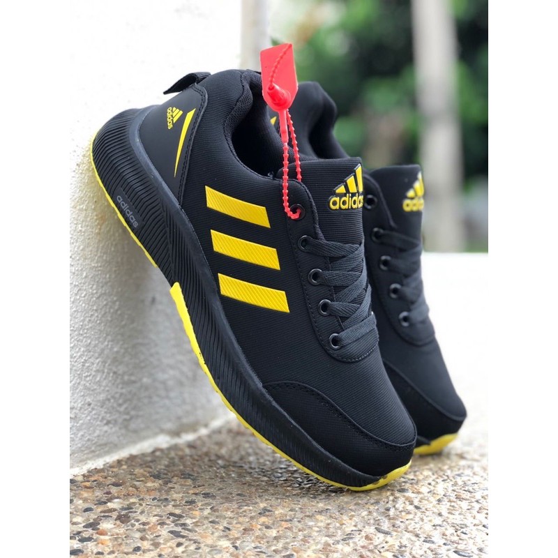 Adidas shoes yellow black quality sale