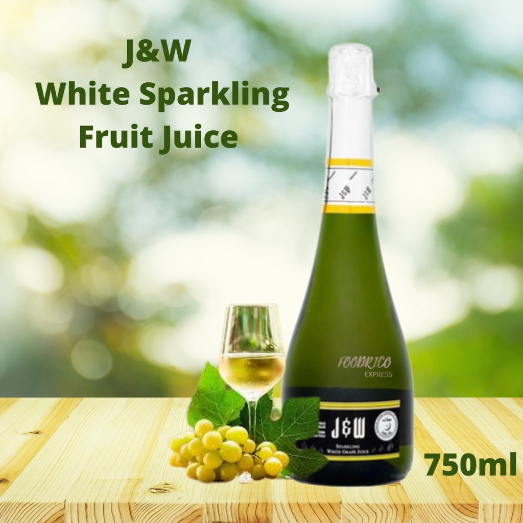 J&W White Sparkling Fruit Juice 750ml J&W Sparkling Juice HALAL